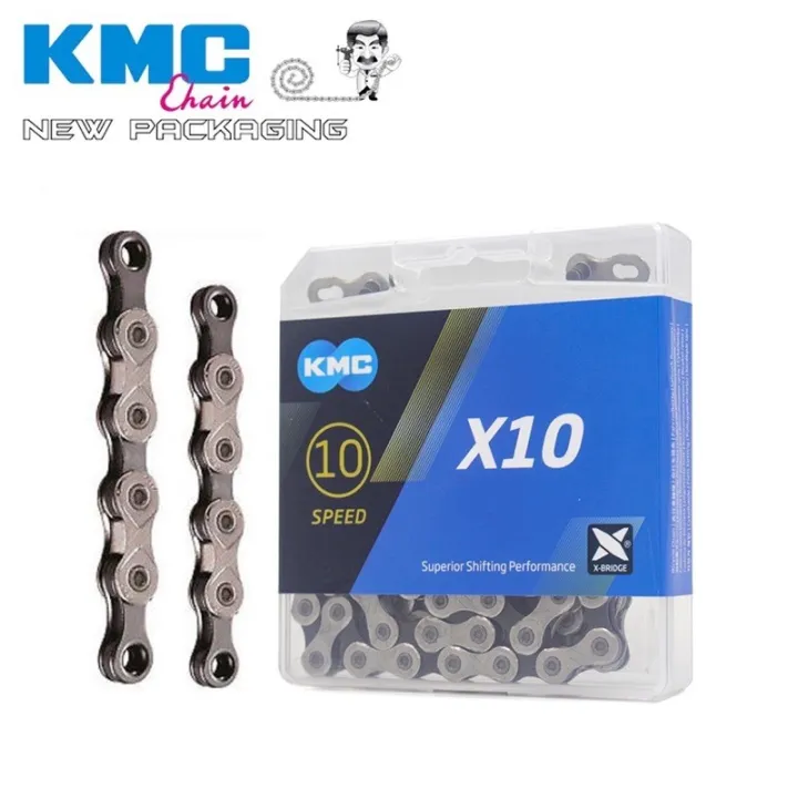 โซ่จักรยาน KMC X10 พร้อมปลดเร็ว Made in Taiwan | Lazada.co.th