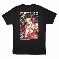 【HOT】 เสื้อยืดพิมพ์ลายแฟชั่น เสื้อยืด ลายการ์ตูนอนิเมะ Demon Slayer Kimetsu no Yaiba Nezuko Kamado  PPQJ