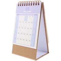 2024 Mini Desk Calendar Blotter Decorate Large Decorative Paper Cute Office Standing Desktop Flip