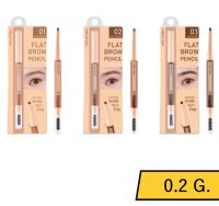 ▶️Meilinda Flat Brow Pencil เมลินดา แฟลท บราว เพนซิล (MC3113) [ ด่วน ไม่ลองถือว่าพลาดมาก!! ]