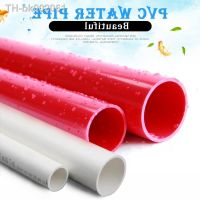 ✁♣ Red/White PVC Pipe OD 20mm 25mm 32mm 40mm 50mm 63mm Agriculture Garden Irrigation Tube Fish Tank Water Pipe 40-50cm 1 Pcs