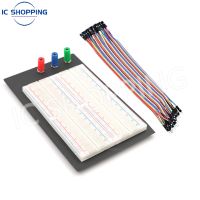 1pcs ZY-204 Solderless Breadboard Protoboard SYB-1660 4 Bus Test Circuit Board Tie-point Male to Male Dupont Line Cable DIY KIT