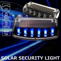 2019 NEW Universal Alarm Lamp Car Solar Power Simulated Alarm Warning Strobe Light Anti-Theft 6 LED Flashing Security Light