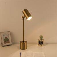 【YD】 Marble Table Lamp for Bedroom Bedside Luxury Gold Iron Hotel Room Fabric Fixture