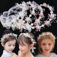 【hot】✷  Bridal Headband Imitated Hair Headdress Wreath Bride Garland Hoop Wedding Headpiece Jewelry