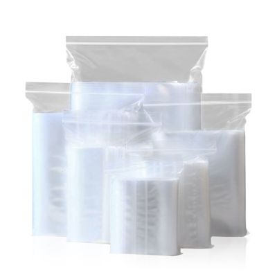 100Pcs 4x6cm 5x7cm 6x8cm 7x10cm Reusable Ziplock Bag Jewelry Packaging Food Storage Fresh-keeping Dust Bags