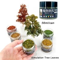 56ML DIY Diorama Leaf Ho Scale Model Making Miniature Trees Foliage 1:72 Simulation Leaves Military Scene Kits Without Figures