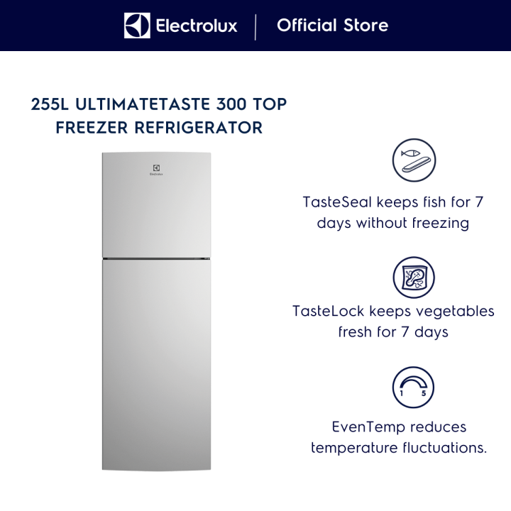 Electrolux ETB2802JA 255L TasteSeal Inverter Refrigerator with 2 Years