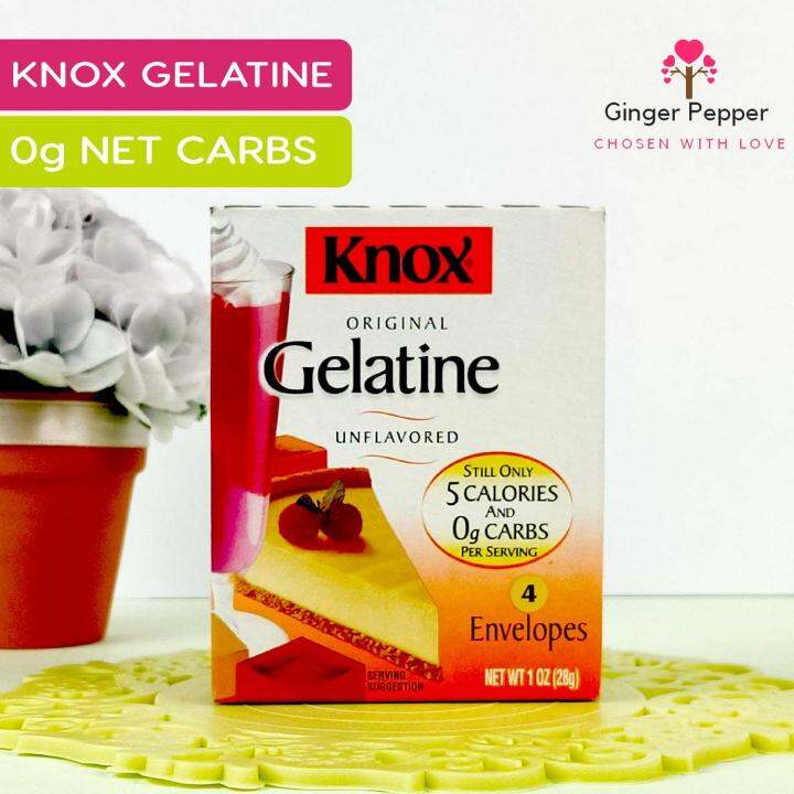 Knox Original & Unflavored Gelatine Diet Friendly Lazada PH