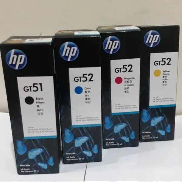 Gt Ink Set 1 Set Tinta HP GT 51 & GT 52 Series Ink Tank 415 310 315 115 ( Original ...
