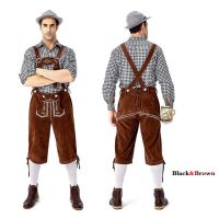 Oem ขนาดที่กำหนดเอง M-Xxl Oktoberfest เครื่องแต่งกายบาวาเรียเบียร์ชุดผู้ชาย Lederhosen Suspenders ชุดเบียร์ Fantasian พรรคชุดแฟนซี