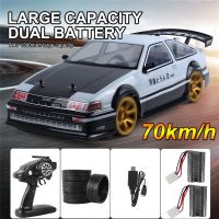 ouYunTingM 1:10 70KM/H High-speed AE86 Car 4WD Stunt Racing for Children Boys Gifts