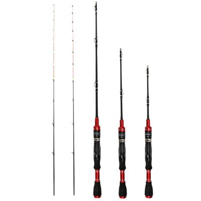 1-1.3M Titanium Alloy Telescopic Fishing Rod Two Adjustable Length Micro Lead Fishing Pole Outdoor Portable Sea Fishing Rod M088