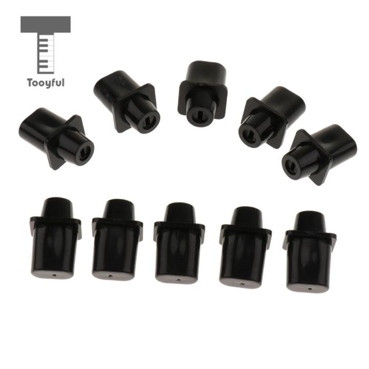 tooyful-10-pieces-plastic-toggle-switch-tips-knobs-cap-black-for-tele-tl-electric-guitar-parts