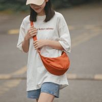 Uniqlo net red same style 2022 new nylon cloth Messenger small bag female simple shoulder dumpling bag chic small satchel