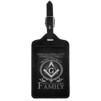 【DT】 hot  Twoheartsgirl Freemasonry Design Luggage Tag Baggage Boarding PU Tags Resealable Label Anti-lost Seal Pouch Travel Accessories