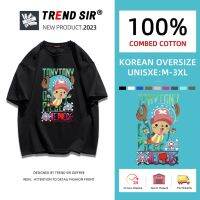 TrendSir ??มาใหม่?? เสื้อยืดเกาหลี มีของพร้อมส่ง ขนาดใหญ่สินค้าคุณภาพดีออกแบบตามแฟชั่ มี7สี M-3XL