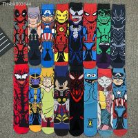 ♤▩♚ Hot Sale 1Pair Marvel Anime Print Socks Men 39;s Women socks Cartoon Knee-High Cosplay Sock Hip Hop Adult Casual Socks