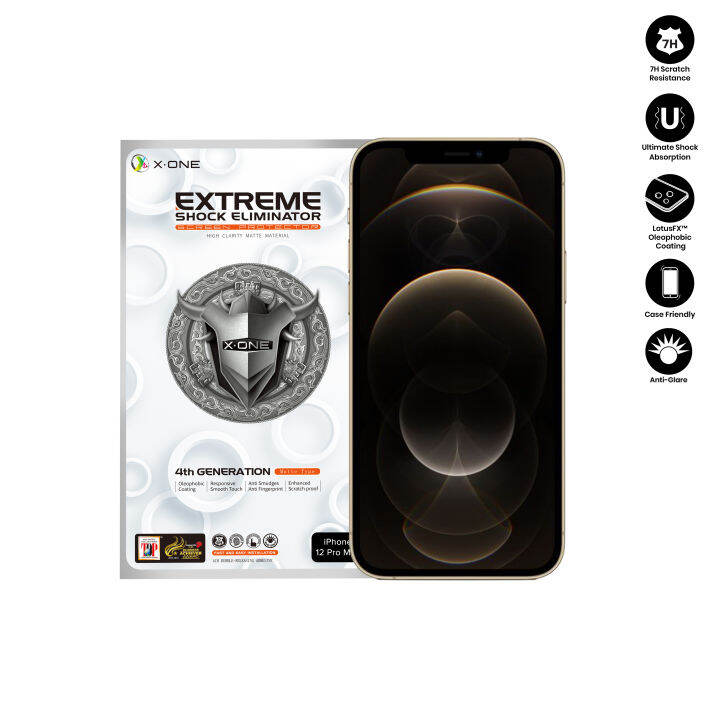 Apple iPhone 12 pro/12 (6.1 '') Xone extreme 7H (4th Gen.) matte