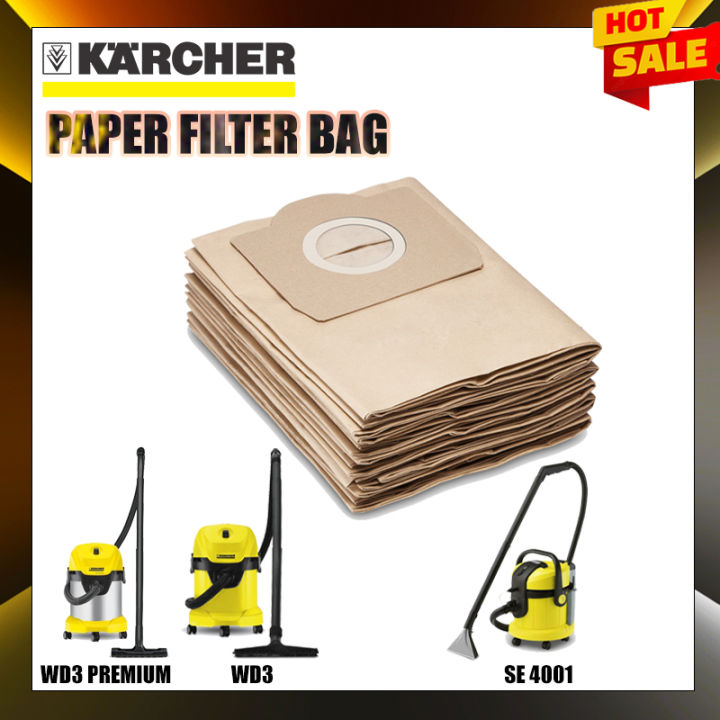 Karcher Vacuum Paper Filter Bag WD3 6.959-130.0