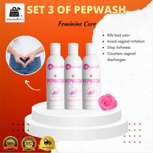 BEST SELLING PEPWASH FEMININE CARE ANTI BACTERIAL GUAVA EXTRACT HYGIENE