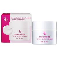 *ZA* แท้ 100% ZA TRUE WHITE TOTAL CARE CREAM ซีเอ ทรู ไวท์ โททอล แคร์ ครีม 50ml(ขาวกระจ่างใส/ชุ่มชื้น/ฉ่ำน้ำ)