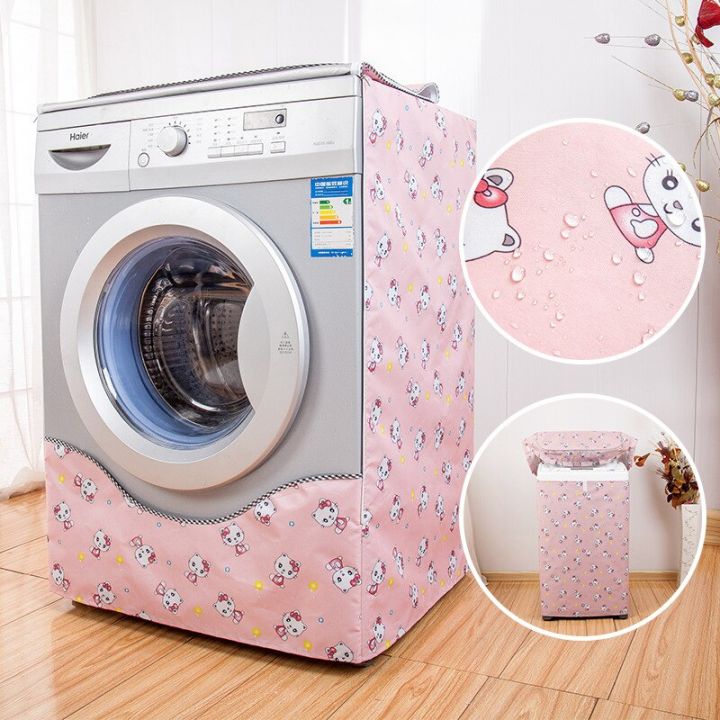 เครื่องทำเครื่องซักผ้ากันแดดแบบพกพา-s-xl-ใช้ที่คลุมเครื่องซักผ้ากันน้ำได้ฝุ่นปกโหลดด้านหน้าซักอบรีด