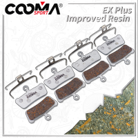 4 Pairs Ex Plus Bicycle Disc Brake Pads for SRAM Guide G2  Ultimate  RSC  RS  R  Avid X0 Trail Elixir Trail  Aluminum Alloy Chrome Trim Accessories