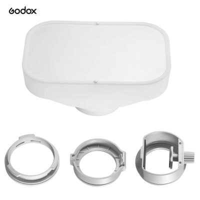 Godox ML-CD15 ML-CS1625 Diffuser Ball Gel Dome Soft box &amp; 3 Adapters for Light Flash Studio Photography Portrait Live Streaming