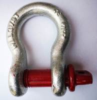 สะเก็นสำหรับ งานตกแต่งประดับรถยนต์ และงานยกทั่วไป Bow Shackle 5/8" Load 3.25 Ton, สะเก็นขนาด 5/8" รับน้ำหนักได้ 3.25 ตัน ผิวชุปเคลือบป้องกันสนิมอย่างดี