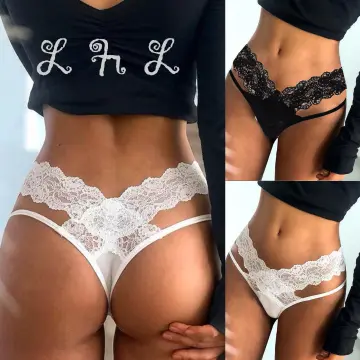 Femme Sexy Lingerie Set Lace Transparent Bra Set Dot Mesh Bralette Women  Push up Brassiere T Back Panties Sets Backless V Neck 