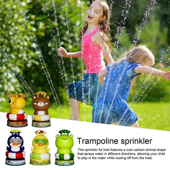 rotating-sprinkler-toy-animal-sprinkler-for-kids-outdoor-play-water-pressure-kids-sprinkler-rotating-for-boys-girls-bathroom-outdoor-yard-pool-summer-superb