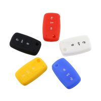 KLL Silicone Car Key Case Cover for Volkswagen VW Polo Passat B5 Golf 4 5 6 Jetta Mk6 Tiguan Gol CrossFox Plus Eos Scirocco Beet