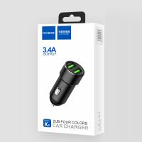 Peston Car charger K5 Dual Port 3.4A หัวชาร์จ USB ในรถยนต์