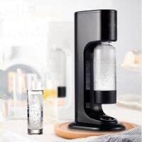 เครื่องทำน้ำอัดลม | เครื่องทำโซดา | Sparkling Water Home Fizzy Drinks Maker ปุ่มสัมผัสเดียวพร้อมขวดปลอดสาร BPA 2x1L ไม่มีถังแก๊ส CO2