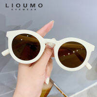 LIOUMO R Design แว่นตากันแดดผู้หญิงผู้ชายรอบแว่นตา Frosted กรอบสี Candy แฟชั่นแว่นตาขับรถ Gafas De Sol Hombre