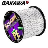 [HOT LIAXLLWISAAZH 534] BAKAWA สายการประมง8เส้นญี่ปุ่น M Ultifilament จุดป้องกันการกัดที่มองไม่เห็นทนทานที่แข็งแกร่งปลาคาร์พ PE ลวด166เมตร366เมตร666เมตร