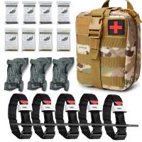 Military Tactical First Aid Kit Tourniquet Israel Bandage Survival Gear Medical Emergency Survival Blanket Camping Exploration