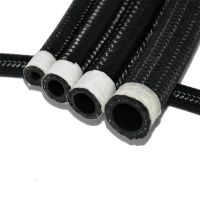 AN4 AN6 AN8 AN10 Nylon Stainless Steel Braided Brake Gas Oil Cooler Fuel Line Hose CPE Synthetic Rubber Fuel Pipe