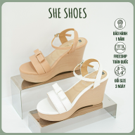 Giày sandal đế xuồng sandal quai ngang 9p siêu xinh. ĐỘC QUYỀN BỞI SHE thumbnail