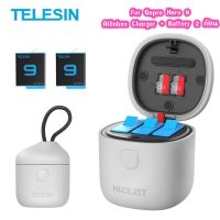 TELESIN Allin Box Charger for GoPro Hero 9 Black 3-Channel Battery Charging Storage + แบต 2 ก้อน