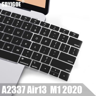 For Macbook Air13 M1 Chip Keyboard Cover  Laptop Silicone Protective Film For Macbook A2337 13.3Air Keyboard Cases Release 2020 Keyboard Accessories