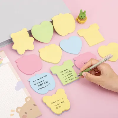 Convenient Note Sheets Versatile Memo Labels Adorable Sticky Notes Colorful Reminder Stickers Creative Memo Pads