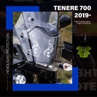 อุปกรณ์เสริมรถจักรยานยนต์ที่คลุมหลอดไฟที่ป้องกันไฟหน้าอะคริลิคสำหรับ YAMAHA Tenere 700 Tenere700 XT700Z 2019-