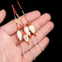 5 Pcs/Set Portable Durable Fishing Floats Portable Balsa Wood Floats Multi Size Long Tail Float Outdoor Fishing Tool Accessories  Lures  Baits