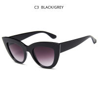 2021HOOBAN Retro Cat Eye Women Sunglasses Classic Black Ladies Sun Glasses Vintage Driving Female Eyeglasses UV400 Oculos