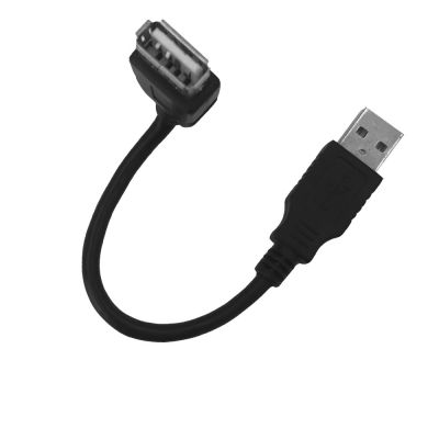 สายต่อพ่วง USB แบบสั้นสายต่อขยายแบบ USB 2.0ตัวผู้ถึงสายปลั๊กตัวเมียสายต่อเครื่องชาร์จยูเอสบีความเร็วสำหรับ Macs พอร์ตคอมพิวเตอร์แบบมินิแล็ปท็อป