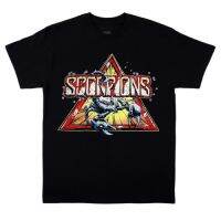 Hot sale Scorpions band graphic Mens 100% Cotton Round Neck Short Sleeve T-Shirt  Adult clothes