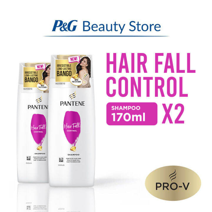 Pantene Pro-V Hair Fall Control Shampoo 170ml (2 bottles) | Lazada PH