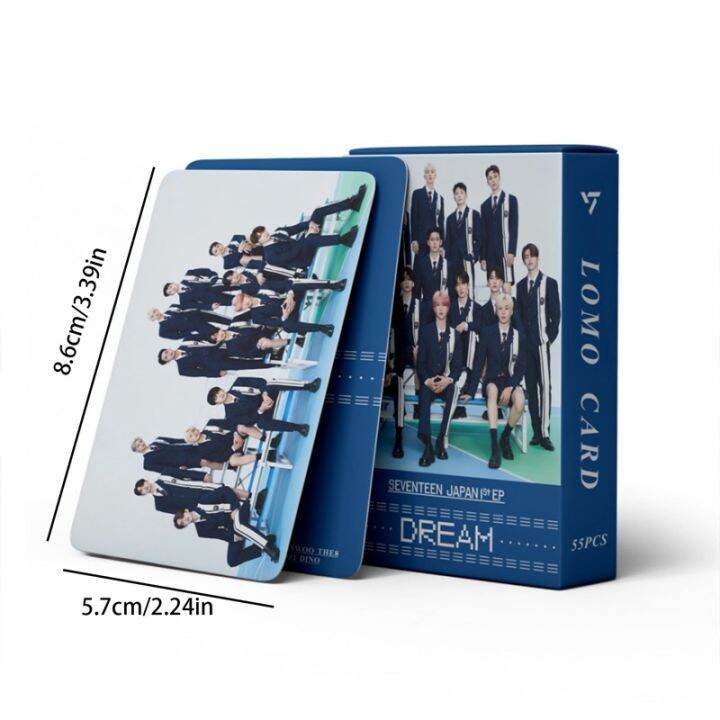 pea-โปสการ์ดอัลบั้มรูปภาพ-seventeen-dream-55-ชิ้น-ต่อกล่อง